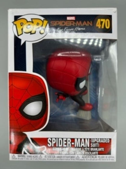 #470 Spider-Man (Upgraded Suit) Marvel Far from Home Box Damaged Funko POP