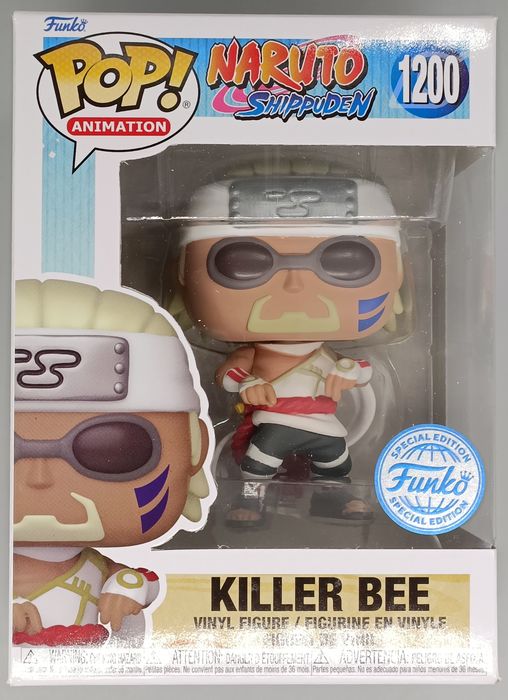 #1200 Killer Bee - Naruto Shippuden - Box Damaged Funko POP