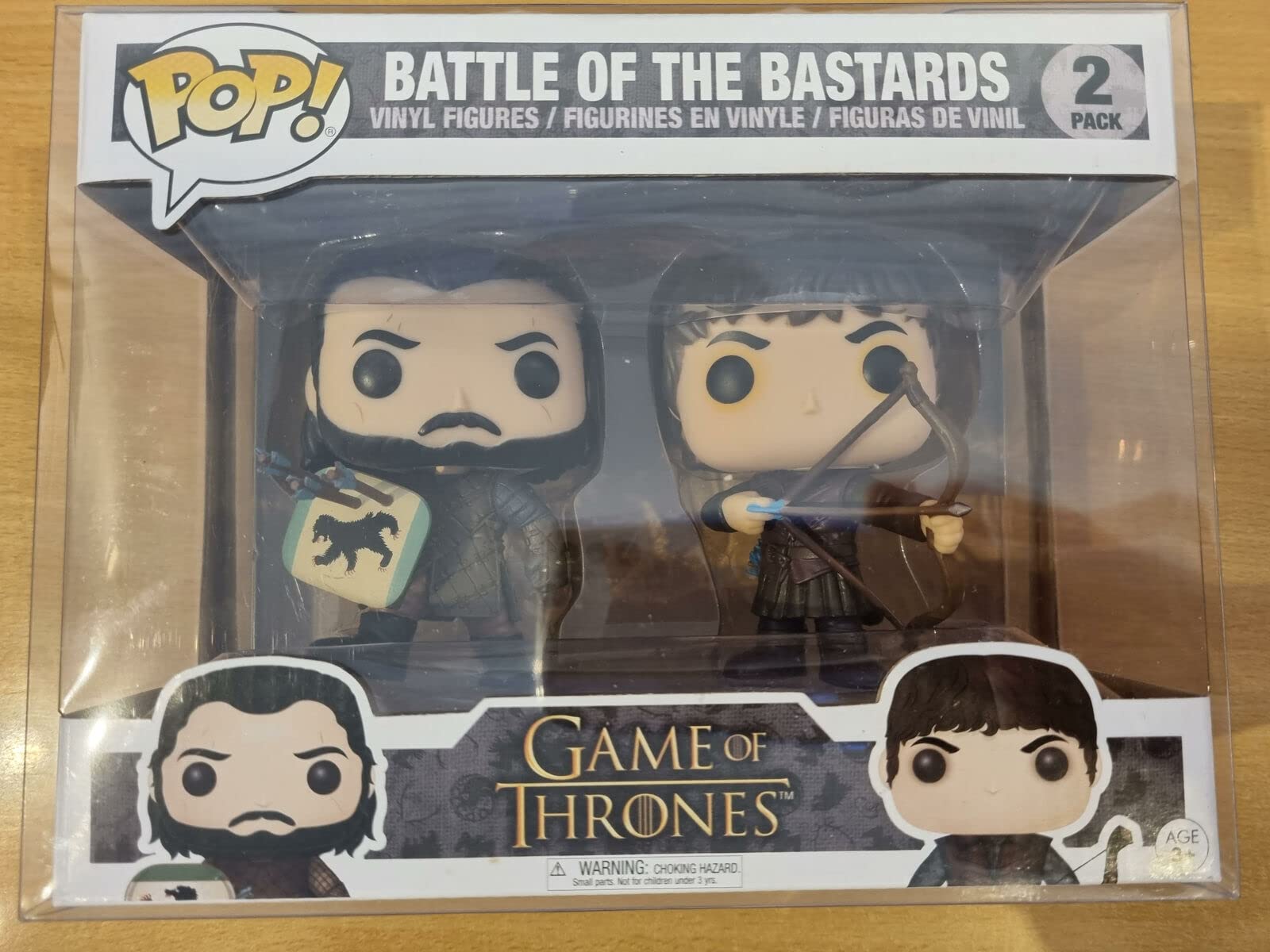 [2 Pack] Battle of the Bastards - Game of Thrones Funko POP - Box Damaged