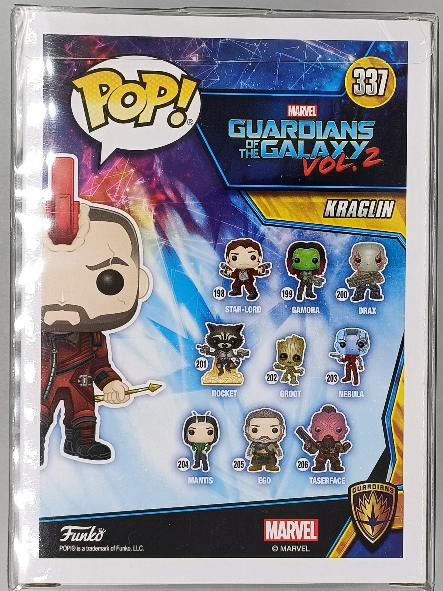 #337 Kraglin - Marvel Guardians of the Galaxy: Vol. 2 2018 C Funko POP