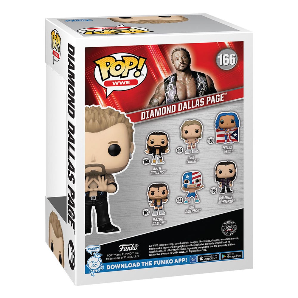 166 Diamond Dallas Page - WWE Funko POP - Brand New