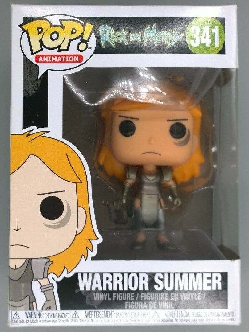 341 Warrior Summer - Rick and Morty - Box Damaged Funko POP
