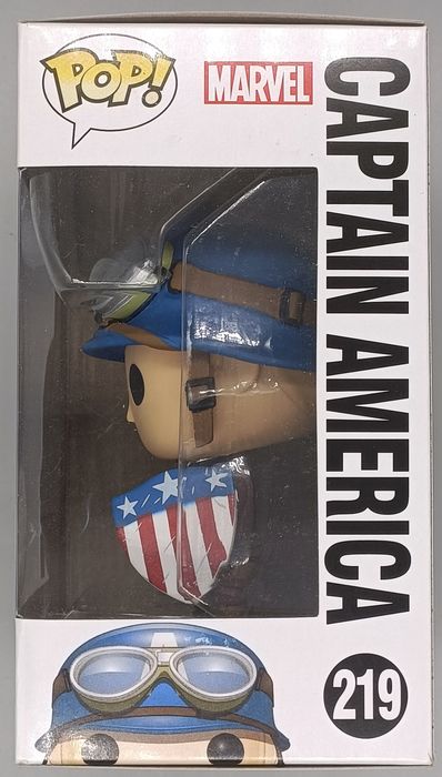 219 Captain America (WWII) Marvel Captain America Funko POP - Box Damaged