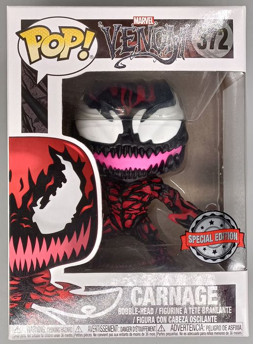 #372 Carnage (Axe Hands) - Marvel - Venom - Box Damaged Funko POP