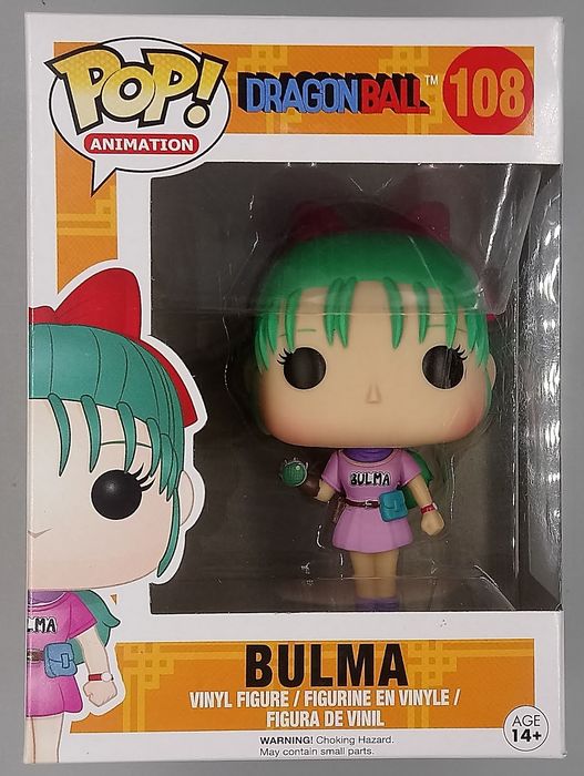 108 Bulma - Dragon Ball - Funko POP - Box Damaged