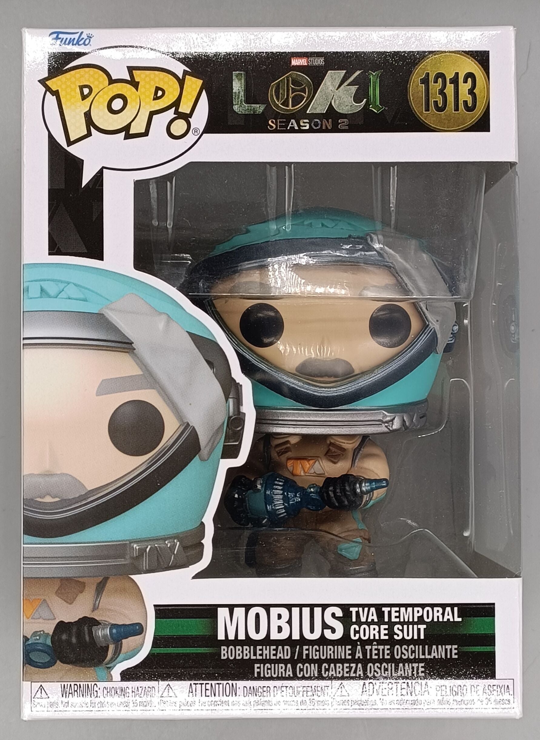 1313 Mobius (TVA Temporal Core Suit) - Marvel Loki 2 - Funko POP - Box Damaged