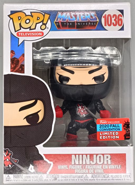 1036 Ninjor - Masters of the Universe - 2020 Con Funko POP - Box Damaged