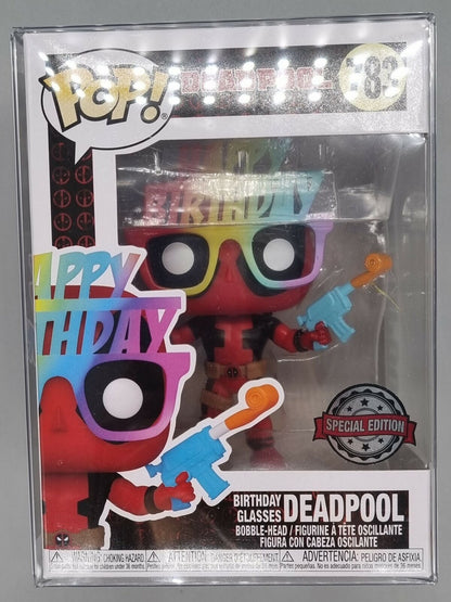 #783 Deadpool (Birthday Glasses) - Marvel Funko POP