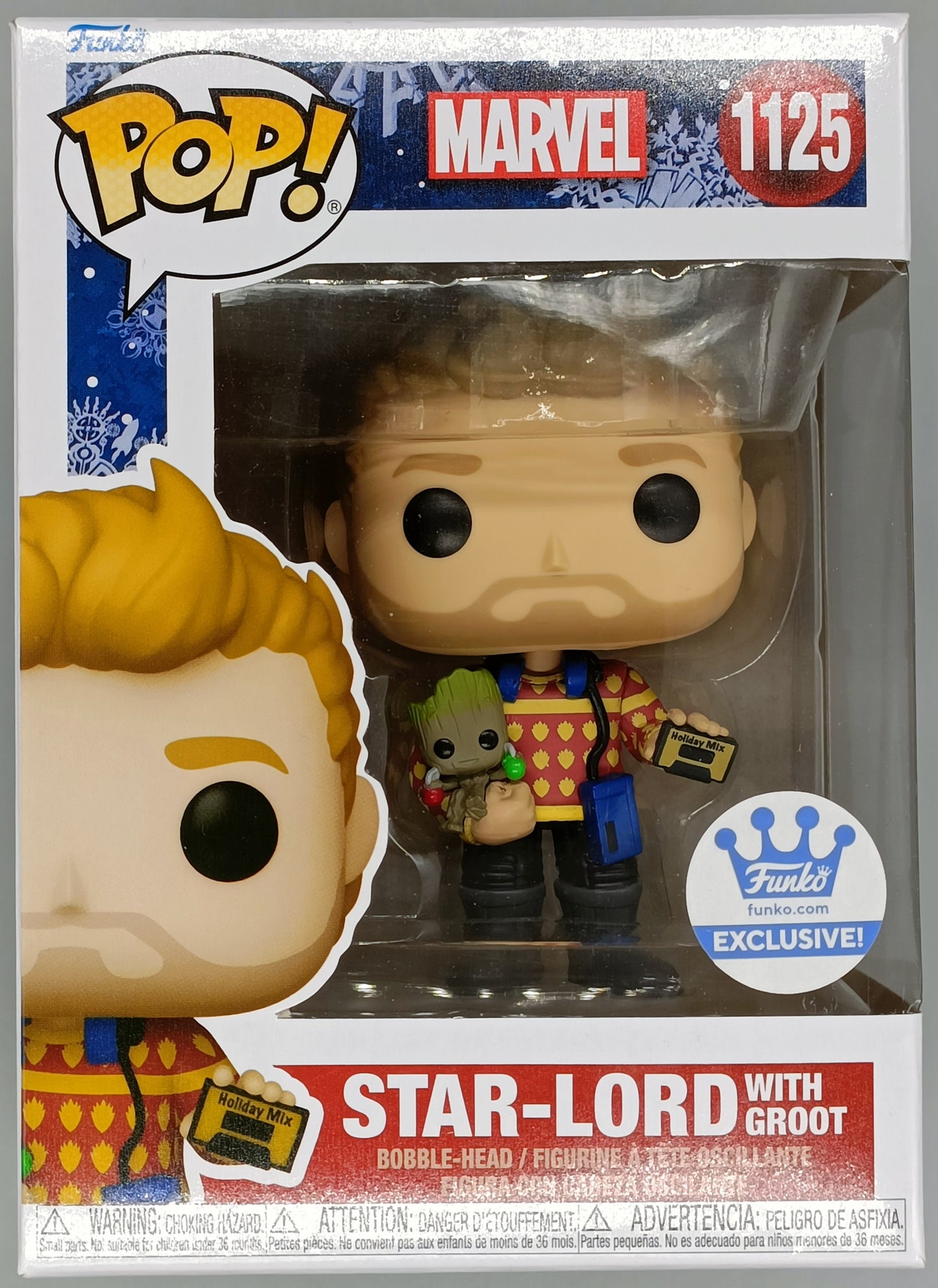 #1125 Star-Lord (with Groot) Marvel Guardians of the Galaxy Funko POP