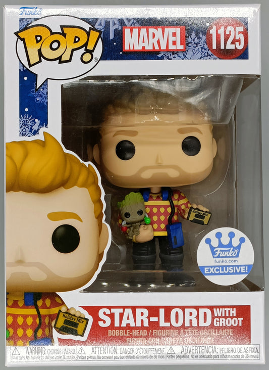 #1125 Star-Lord (with Groot) Marvel Guardians of the Galaxy Funko POP