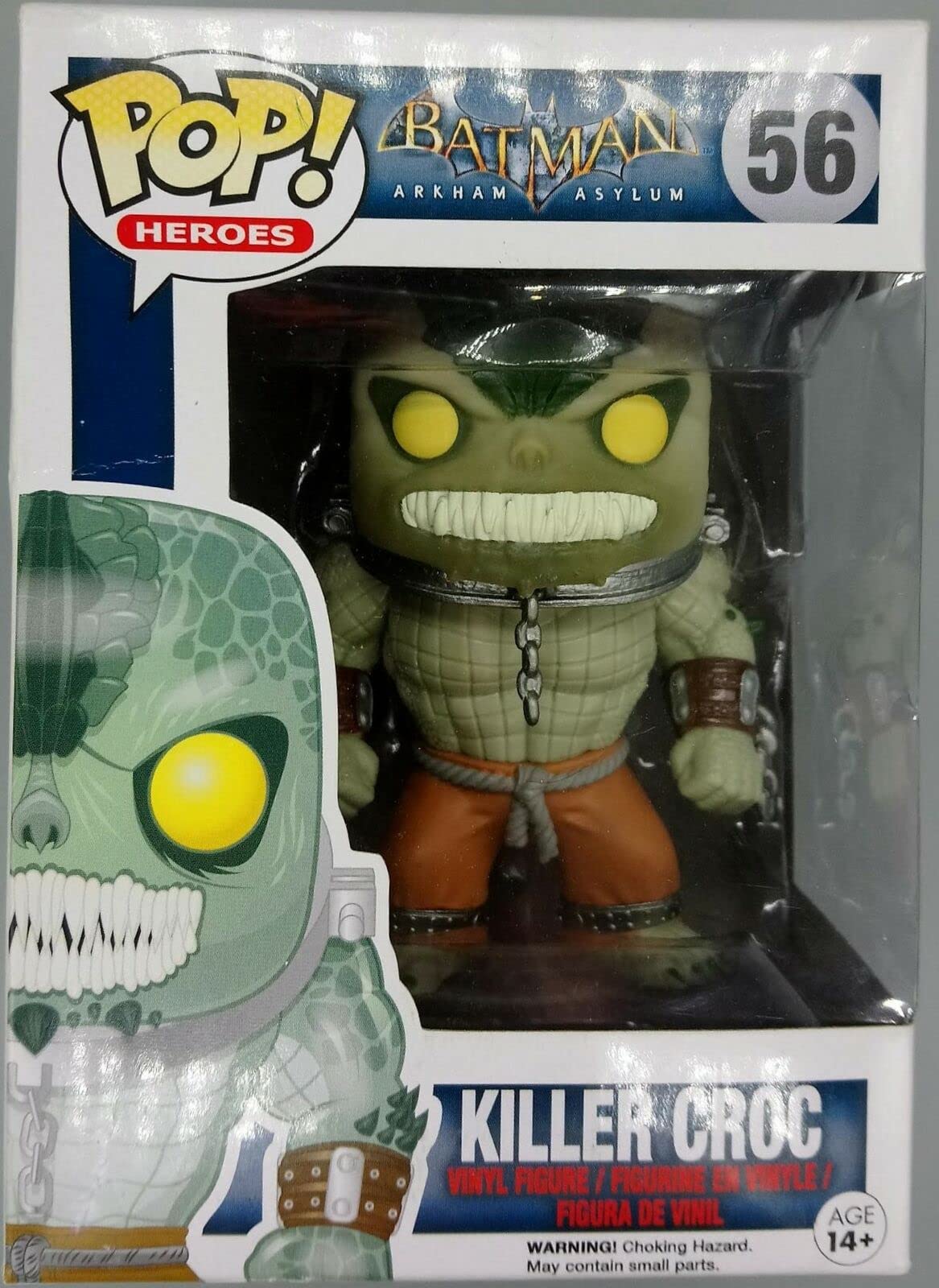 56 Killer Croc - DC Batman Arkham Asylum - Funko POP - Box Damaged