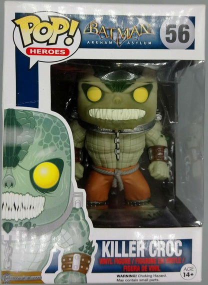 56 Killer Croc - DC Batman Arkham Asylum - Funko POP - Box Damaged