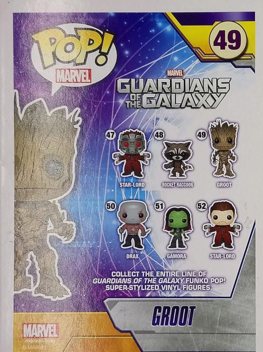 #49 Groot - Marvel Guardians Of The Galaxy - Box Damaged Funko POP
