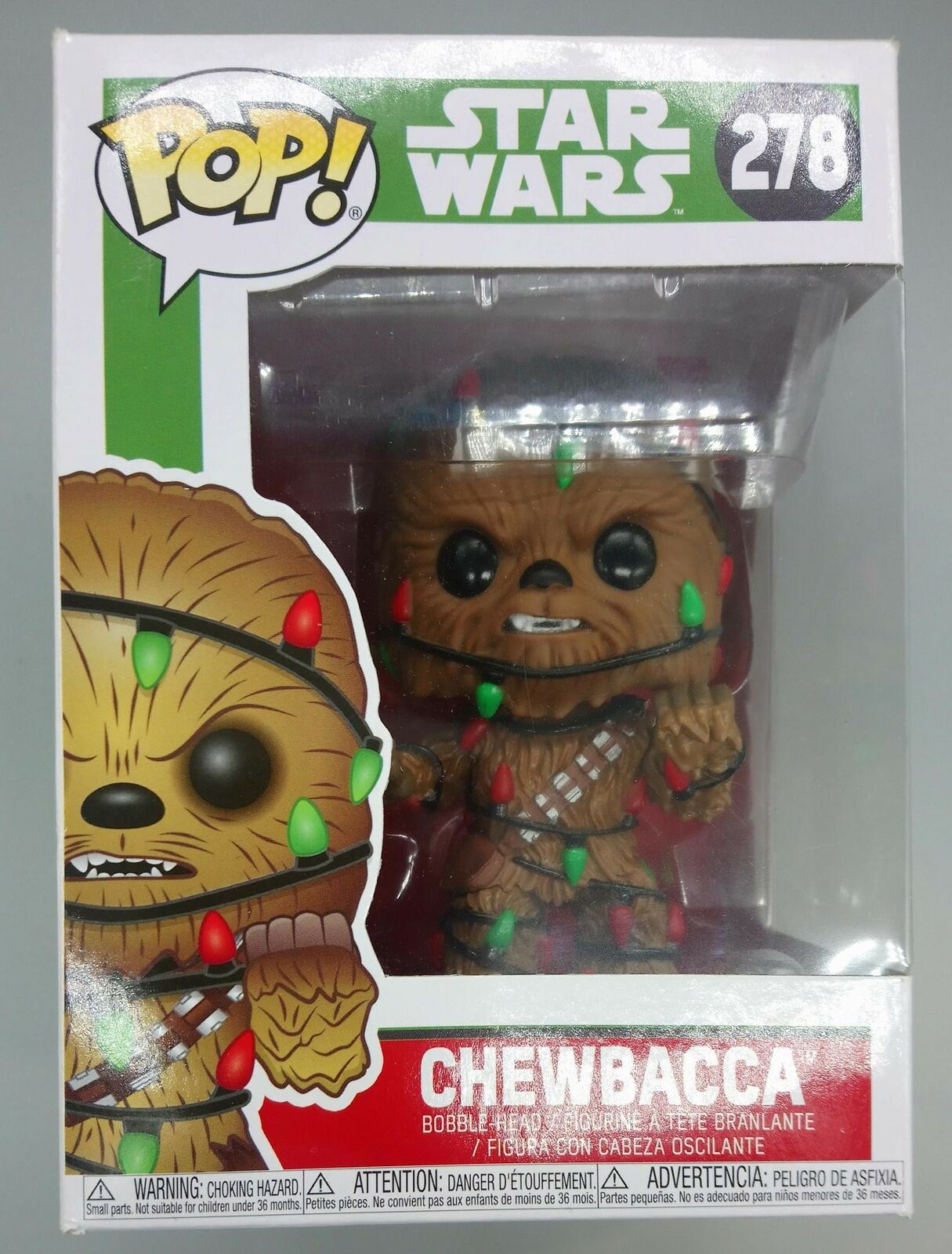 #278 Chewbacca (w/ Lights) - Star Wars - Holiday Funko POP
