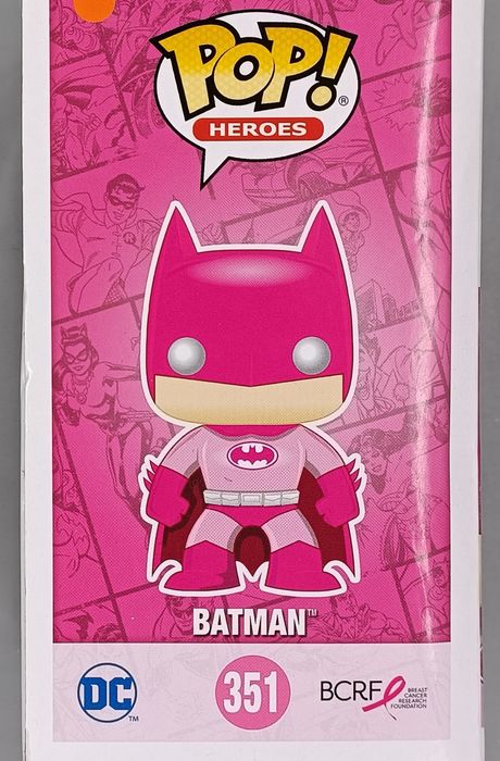 351 Batman (BCA) - DC - Breast Cancer Awareness - Funko POP - Box Damaged