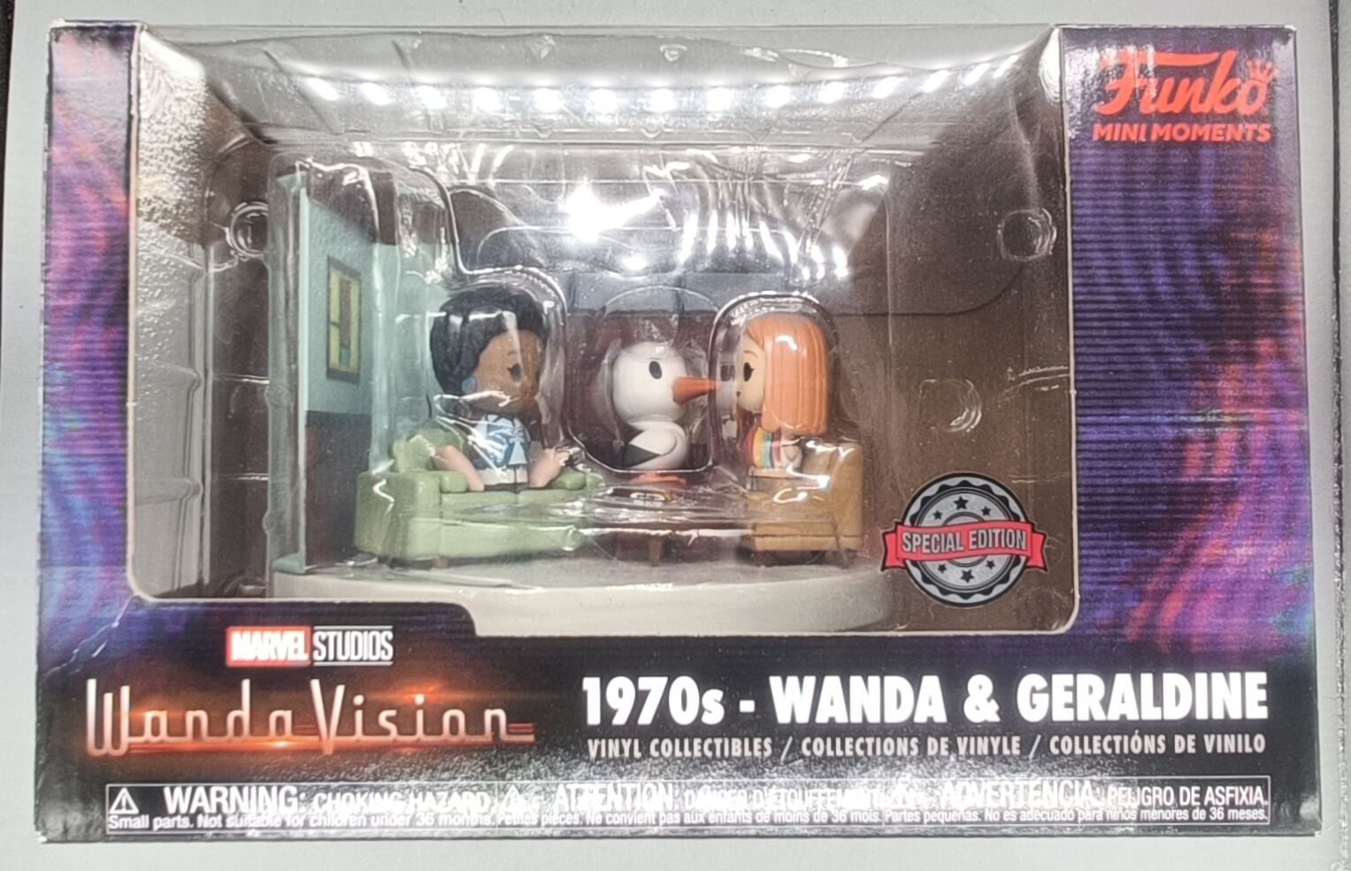 1970s Wanda & Geraldine - Wandavision Marvel - Mini Box Damaged