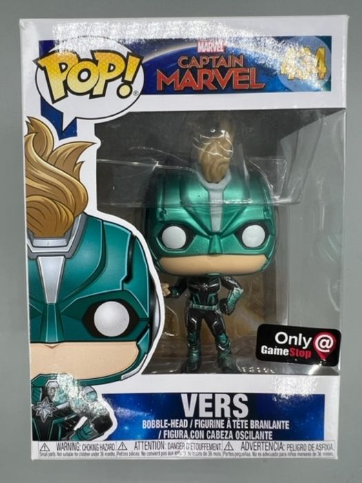 434 Vers (Masked) - Marvel Captain Marvel - Box Damaged Funko POP