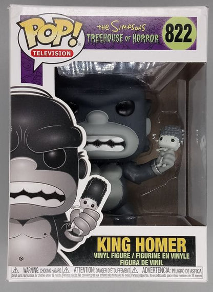 #822 King Homer - The Simpsons - Box Damaged Funko POP