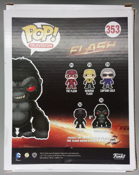 #353 Gorilla Grodd - 6 Inch - The Flash - 2016 Con Box Damaged Funko POP