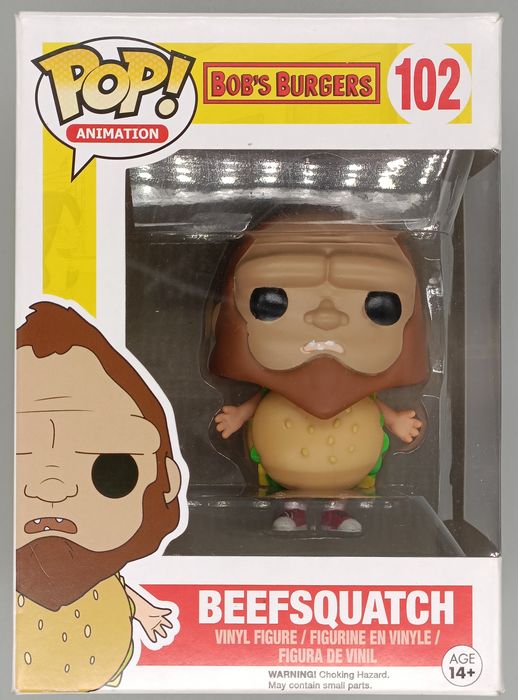#102 Beefsquatch - Bobs Burgers - Box Damaged Funko POP