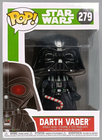 279 Darth Vader (w/ Candy Cane) - Star Wars Holidays Funko POP - Box Damaged