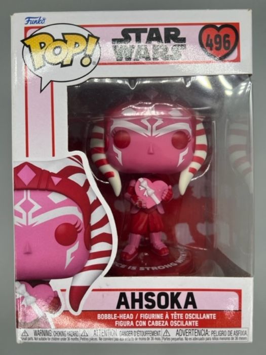 496 Ahsoka (Valentine) - Star Wars - Box Damaged Funko POP