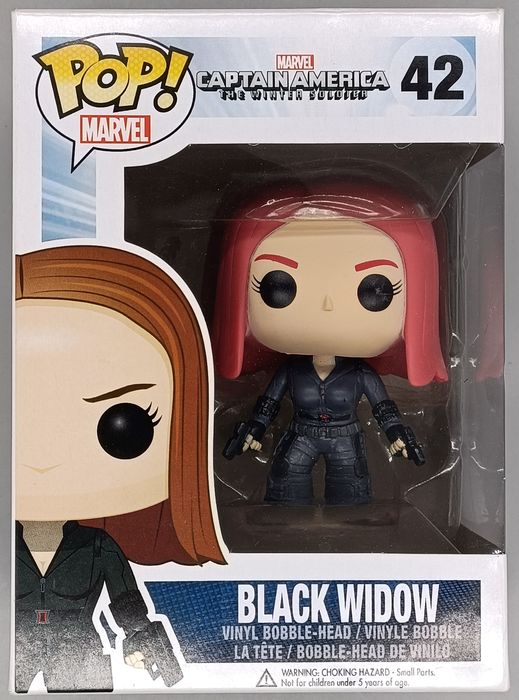 #42 Black Widow - Marvel Captain America 2 Wint - Box Damaged Funko POP