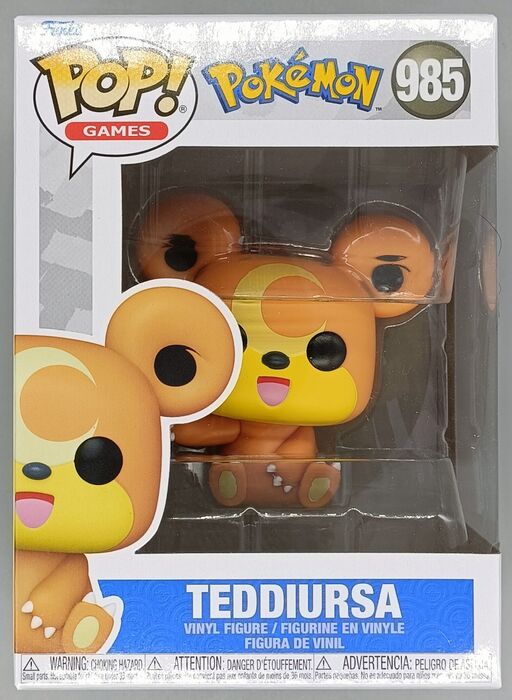 985 Teddiursa - Pokemon Funko POP - Brand New