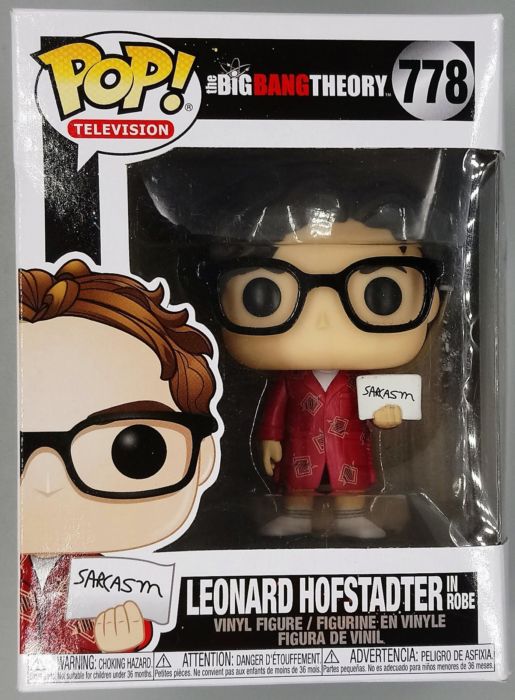 #778 Leonard Hofstadter (in Robe) Big Bang Theory Box Damaged Funko POP