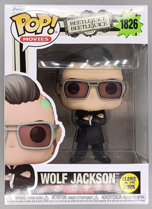 1826 Wolf Jackson (Glow) - Beetlejuice 2 - Horror Funko POP - Box Damaged