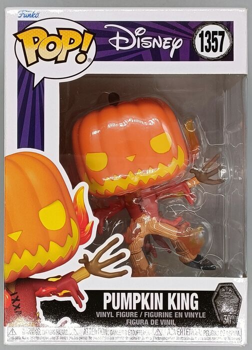 #1357 Pumpkin King - Disney The Nightmare Before Christmas - Box Damaged Funko POP