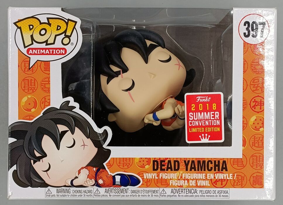 397 Dead Yamcha - Dragon Ball Super - 2018 Con -Box Damaged Funko POP