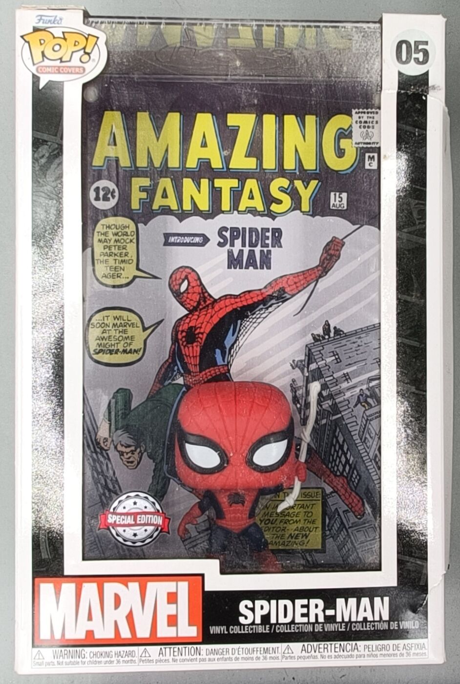 05 SpiderMan - Comic Covers (Marvel) - Funko POP - Box Damaged