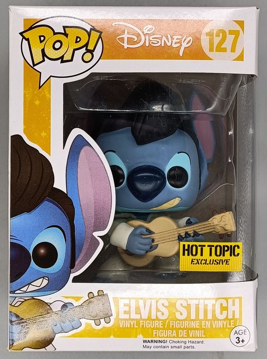 127 Elvis Stitch - Disney Lilo & Stitch Box Damaged Funko POP
