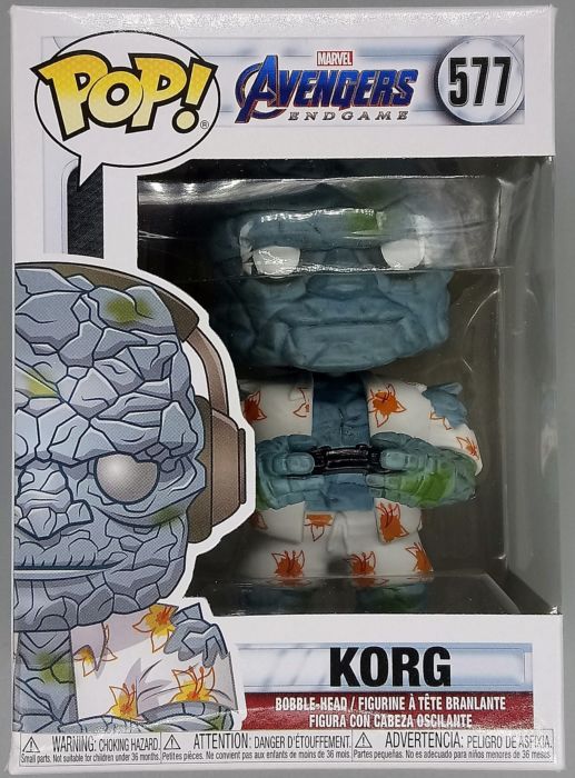 #577 Korg (Gamer) - Marvel Avengers Endgame Box Damaged Funko POP