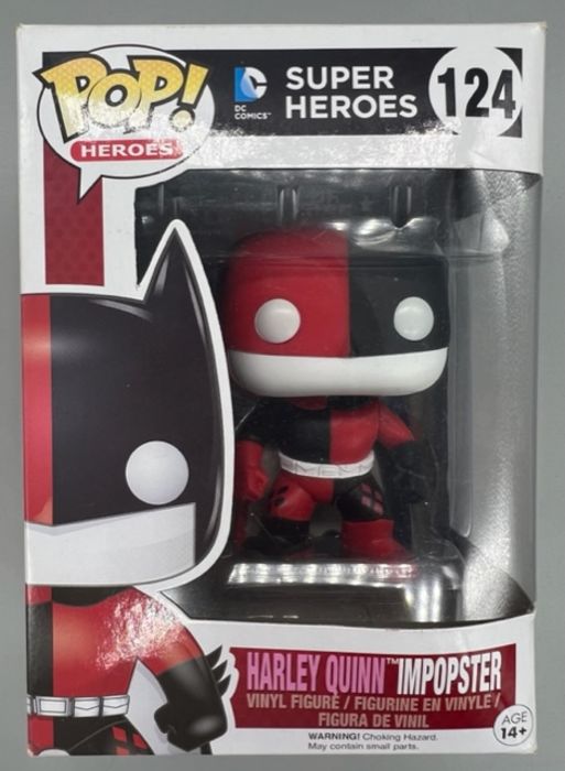 #124 Harley Quinn Impopster - DC Super Heroes - Box Damaged Funko POP