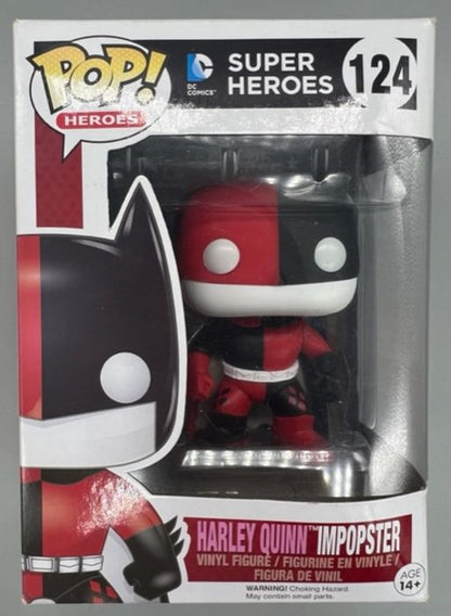 #124 Harley Quinn Impopster - DC Super Heroes - Box Damaged Funko POP