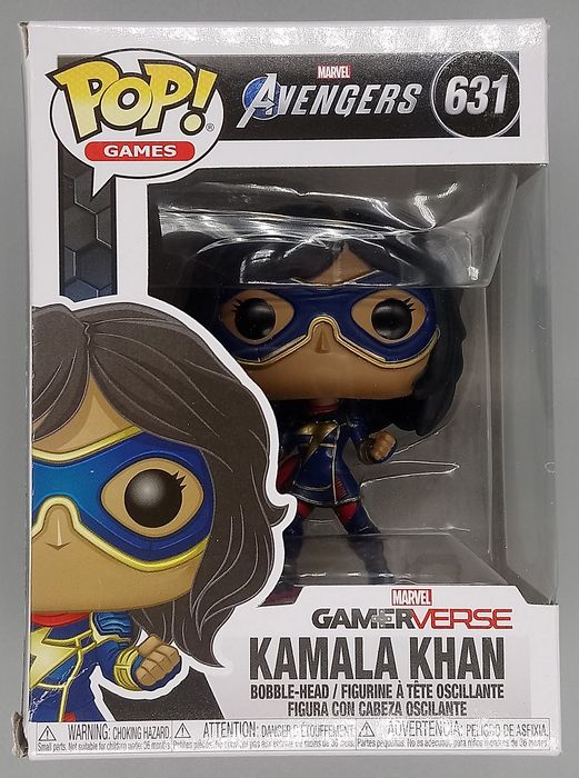 #631 Kamala Khan - Marvel Avengers Game - Box Damaged Funko POP