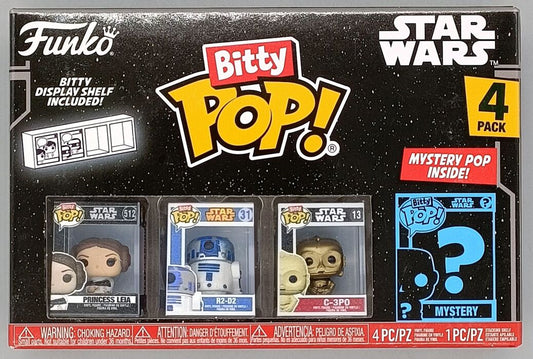 Star Wars Funko Bitty POP! Vinyl Figure 4-Pack Princess Leia - New Funko Bitty POP
