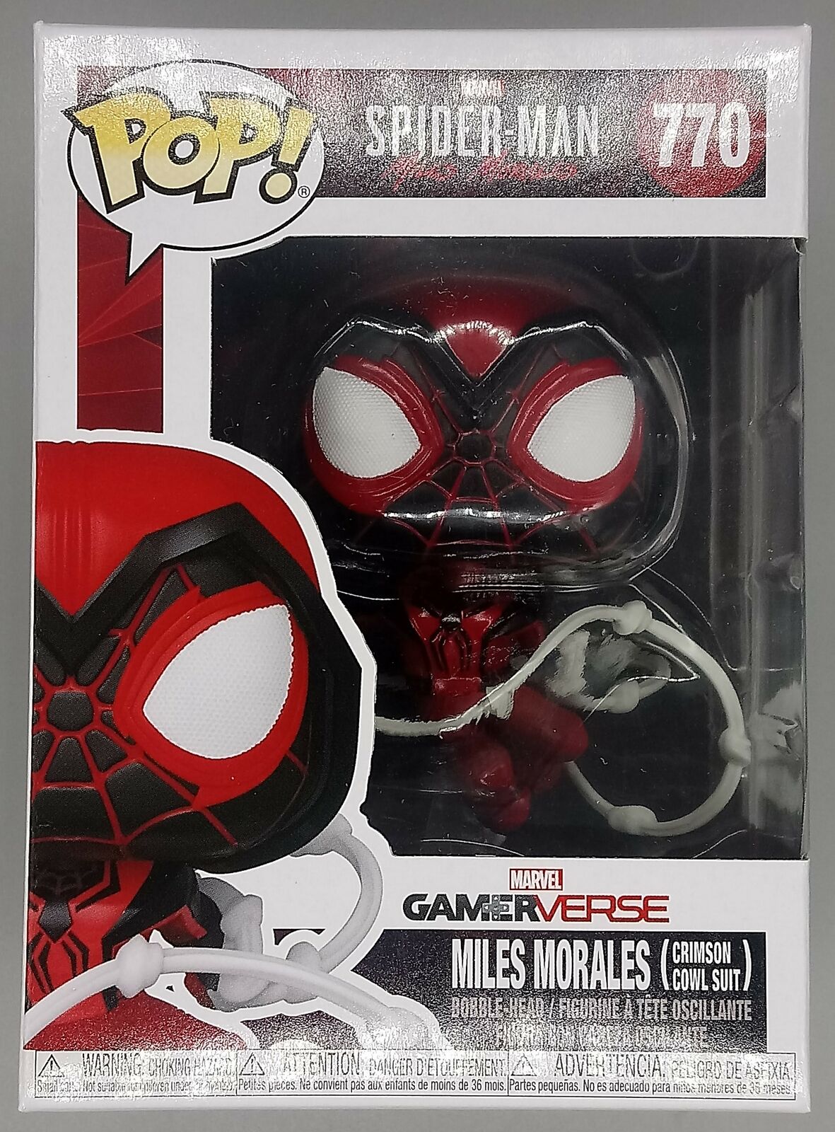 770 Miles Morales (Crimson Cowl Suit) - Spider-Man Funko POP