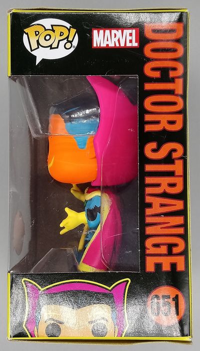 #651 Doctor Strange (Blacklight) Marvel - Box damaged Funko POP