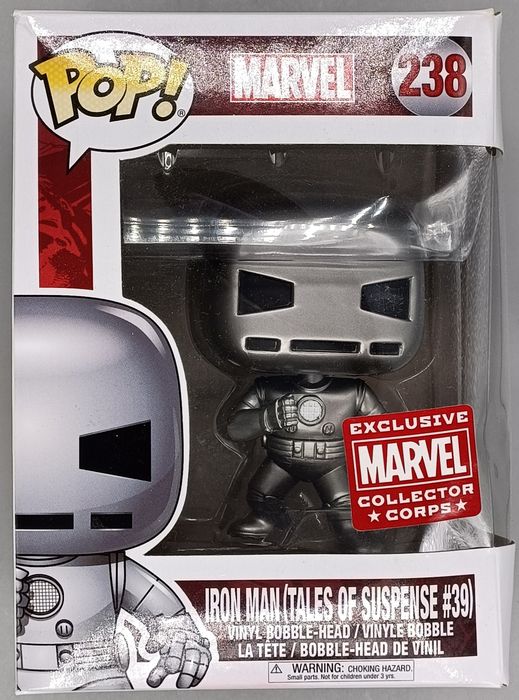 #238 Iron Man (Tales of Suspense #39) Marvel Collecto Box Damaged Funko POP