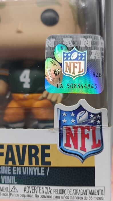 #83 Brett Favre - NFL Green Bay Packers Home Jersey - Box Damaged Funko POP