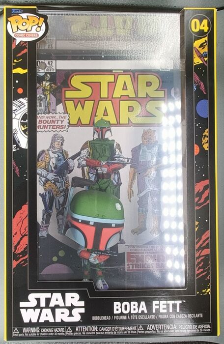 #04 Boba Fett - Star Wars Comic Cover Brand New Funko POP