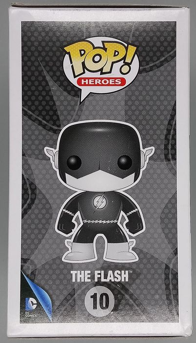 #10 The Flash - B&W - DC Super Heroes - Box Damaged Funko POP