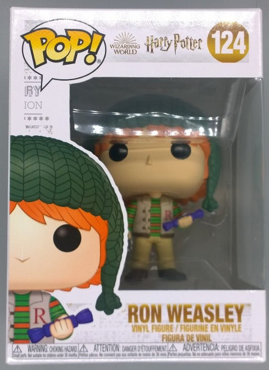 #124 Ron Weasley (Holiday) - Harry Potter - Brand New Funko POP in Protector