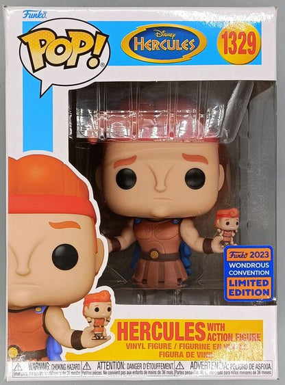 #1329 Hercules (with Action Figure) Disney - 2023 Con Box Damaged Funko POP
