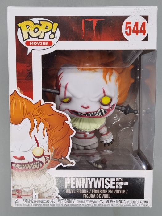 #544 Pennywise (with Wrought Iron) - Horror - IT Funko POP