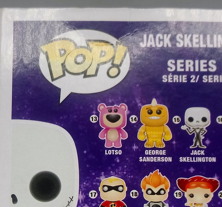 15 Jack Skellington  Disney Nightmare Before Christmas Funko POP - Box Damaged