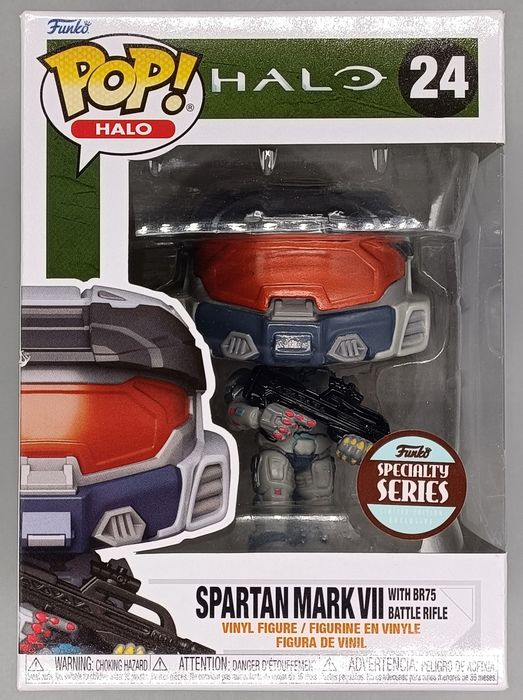 #24 Spartan Mark VII (with BR75 Battle Rifle) - Halo Box Damaged Funko POP